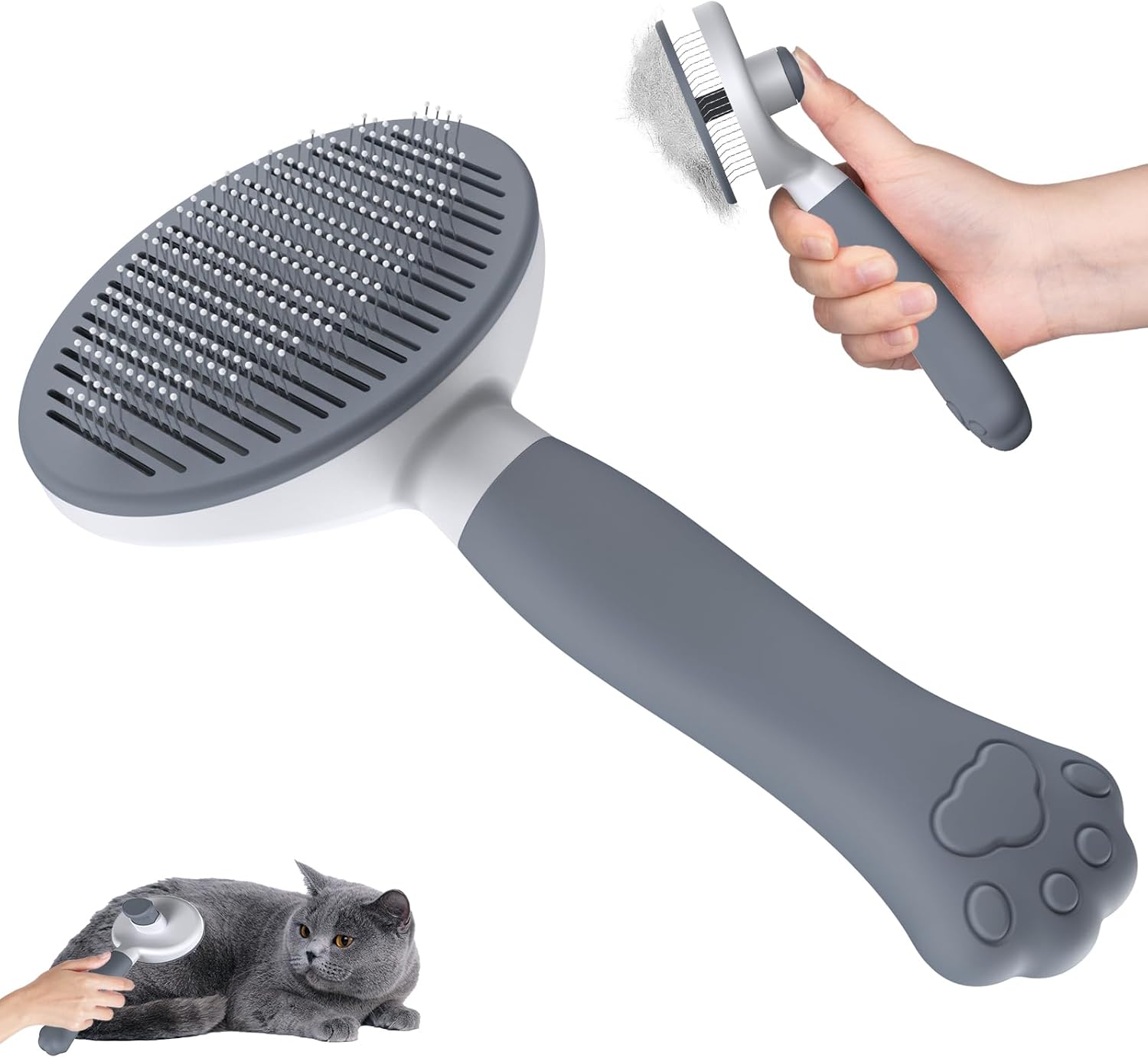 Brosse de toilettage pour chien à picots souples