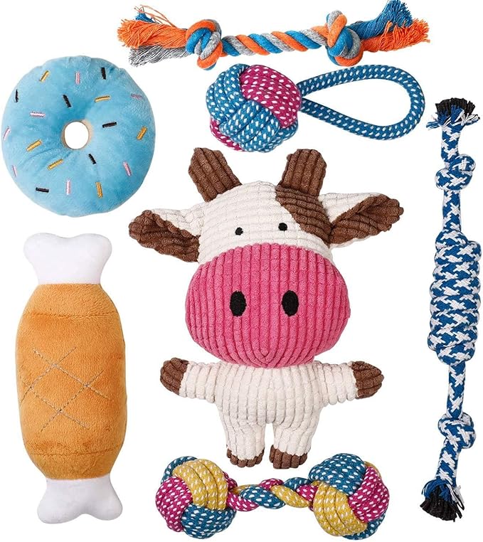 Jouets à mâcher pour chiot en poussée dentaire
