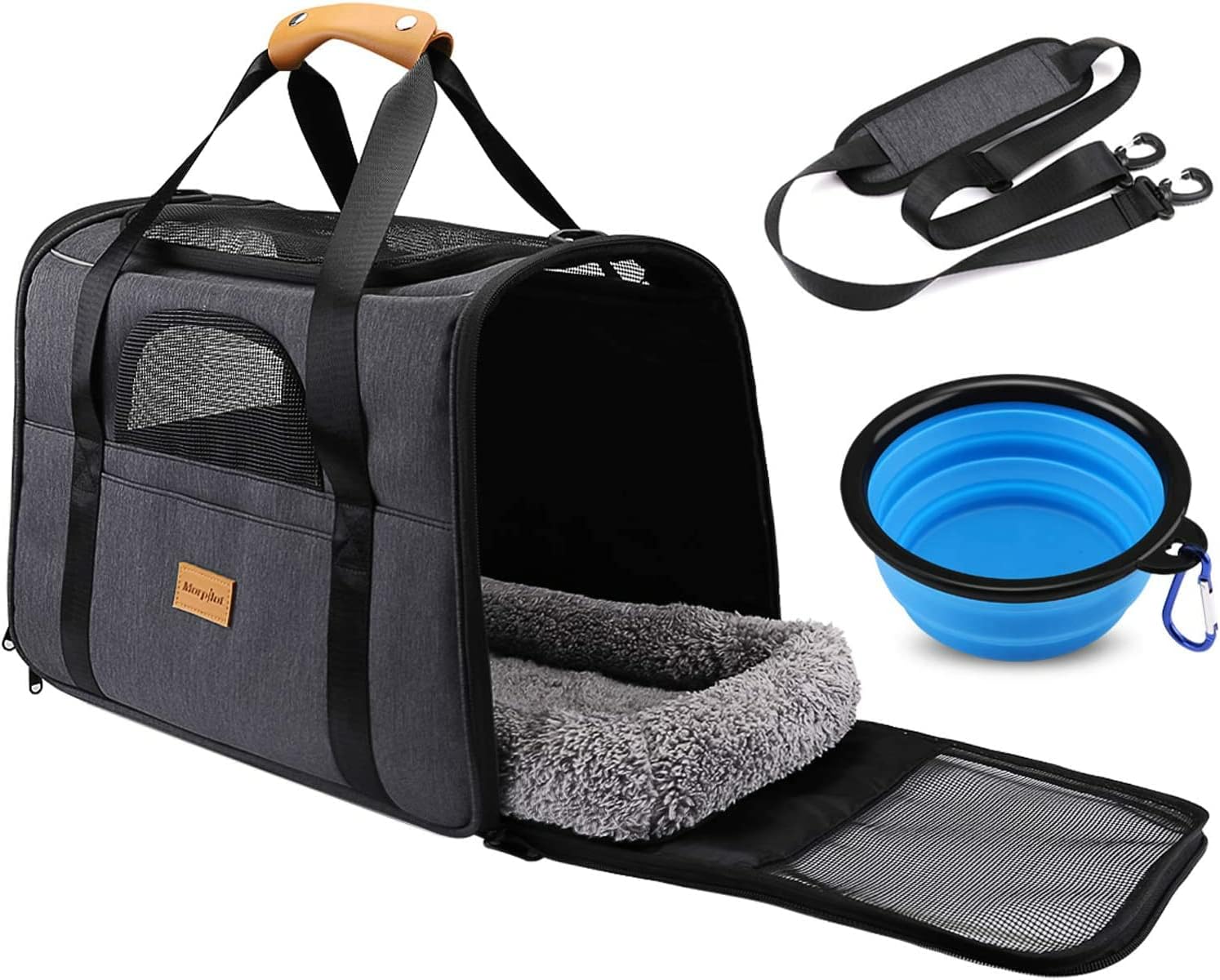 Sac de transport souple et ventilé pour petit chien